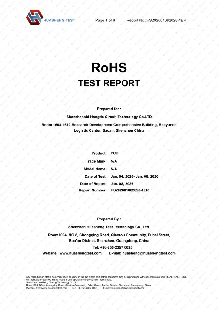 RoHS Test Report