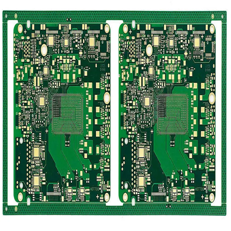 High-precision HDI PCB with 50μm line/spacing and controlled impedance etching