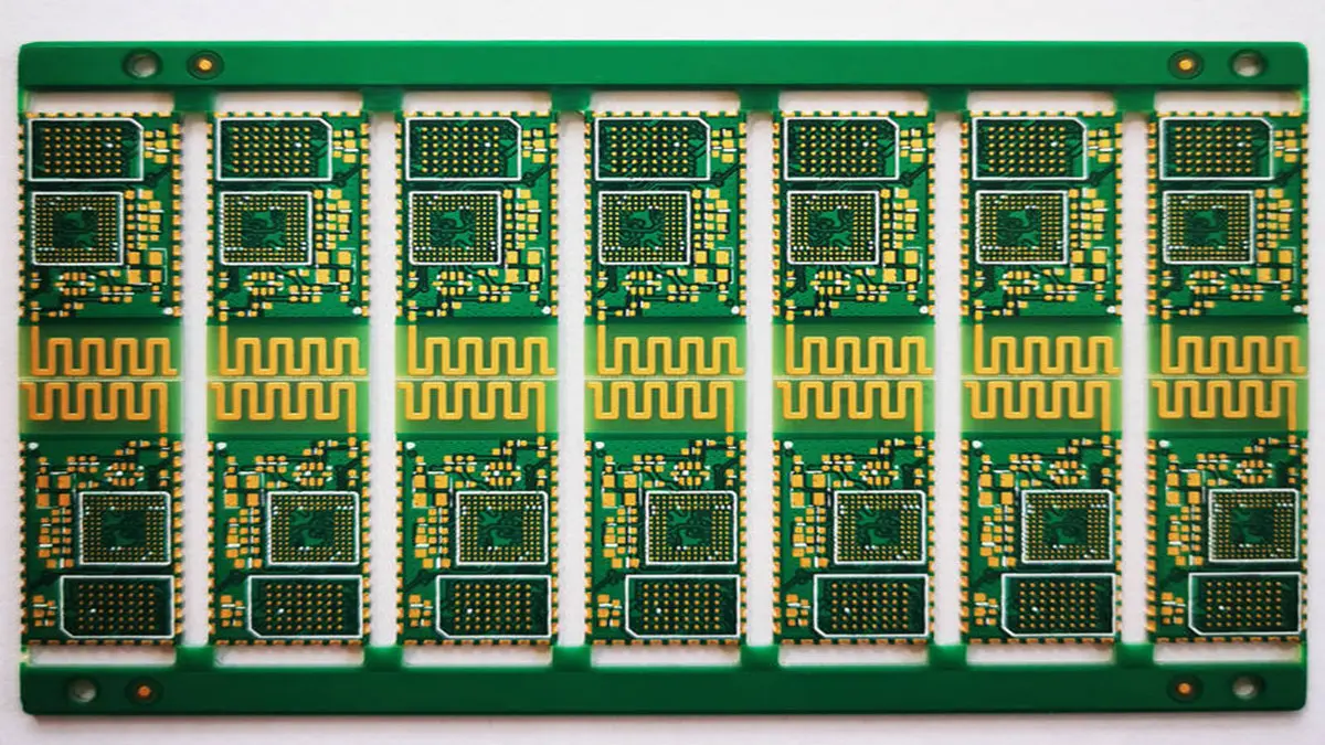 Why AI Server PCBs Generate More Heat Than Traditional Boards — An illustrative diagram of an AI server PCB showing heat sources: GPU/TPU arrays, HBM memory stacks, high-speed interconnects, and power delivery, all generating intense heat compared to a traditional CPU board.