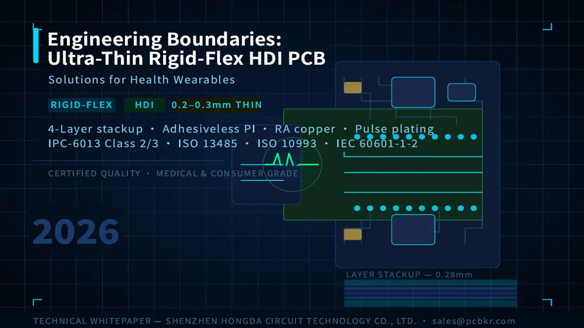 Latest Ultra-Thin Rigid-Flex HDI PCB