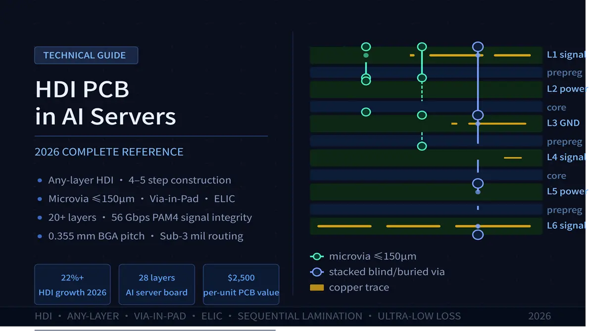 HDI PCB in AI Servers