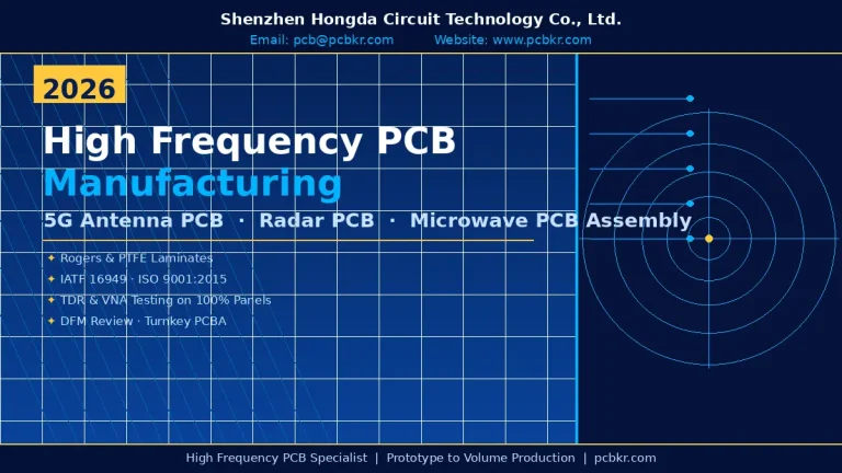 High Frequency PCB Layout and Manufacturing for 5G Infrastructure & Radar Systems