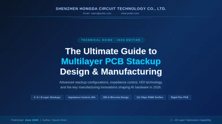 The Ultimate Guide to Multilayer PCB Stackup Design and Manufacturing Cover - Shenzhen Hongda Circuit Technology