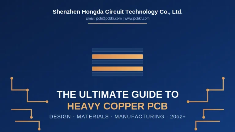 The Ultimate Guide to Heavy Copper PCB Manufacturing by Shenzhen Hongda Circuit Technology Co., Ltd., featuring 20oz thick copper board capabilities.