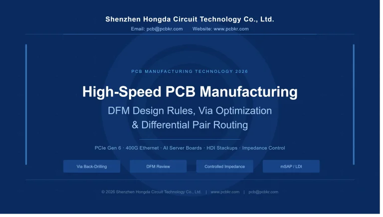 high speed pcb design guidelines
