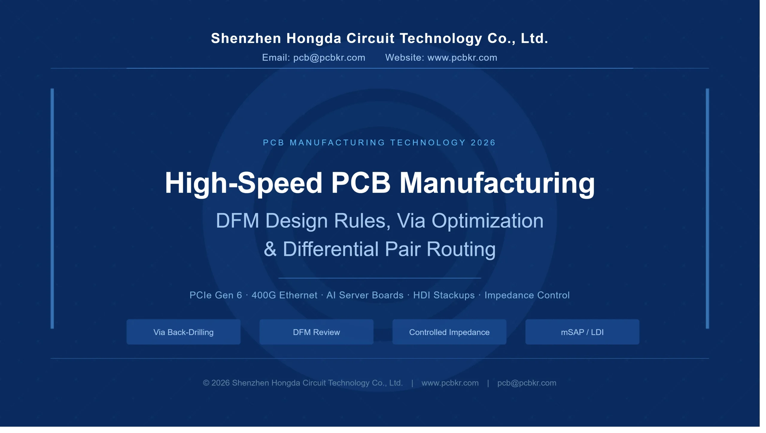 high speed pcb design guidelines