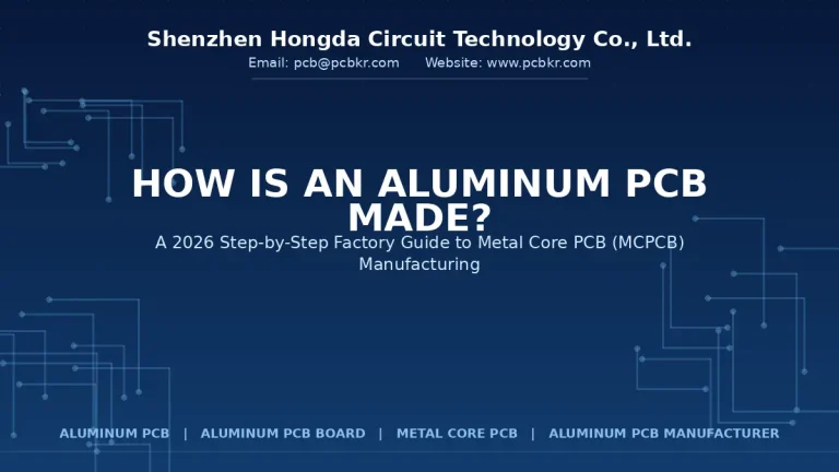 how is an aluminum pcb made