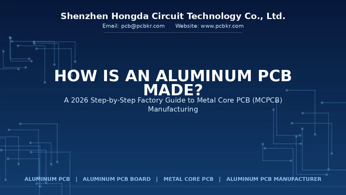 how is an aluminum pcb made