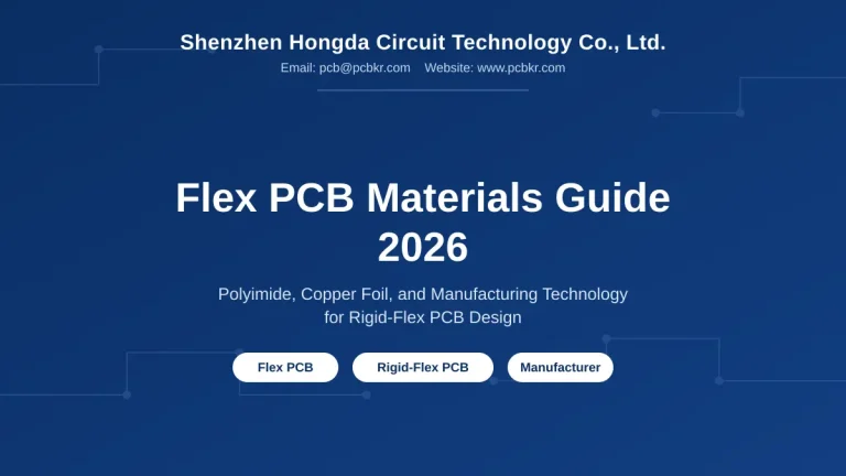 Flex PCB Materials Guide 2026: Polyimide, Copper Foil, and the Manufacturing Technology Reshaping Rigid Flex PCB Design