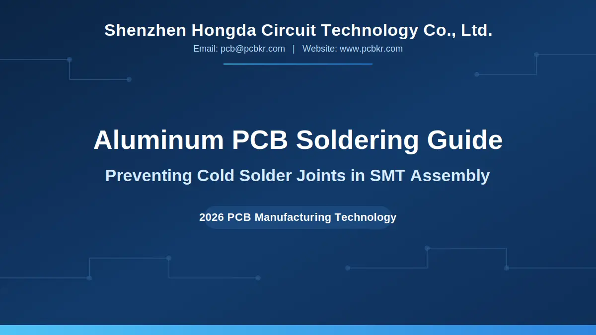 how to solder aluminum pcb