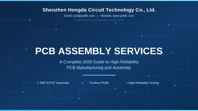 PCB assembly services and high-reliability manufacturing guide for 2026 by Shenzhen Hongda Circuit Technology