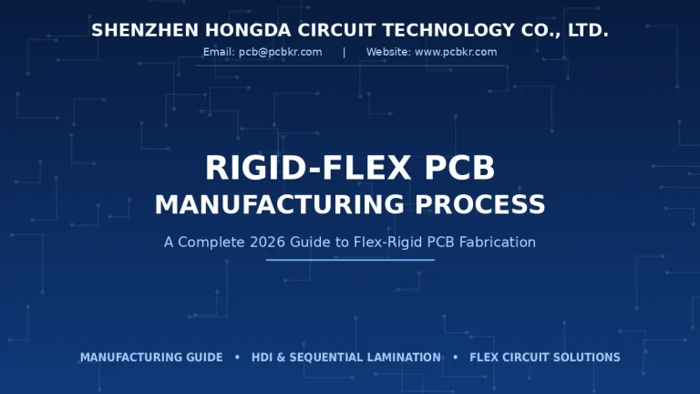 Rigid-Flex PCB Manufacturing Process: Advanced 2026 Guide by Shenzhen Hongda Circuit Technology Co., Ltd.