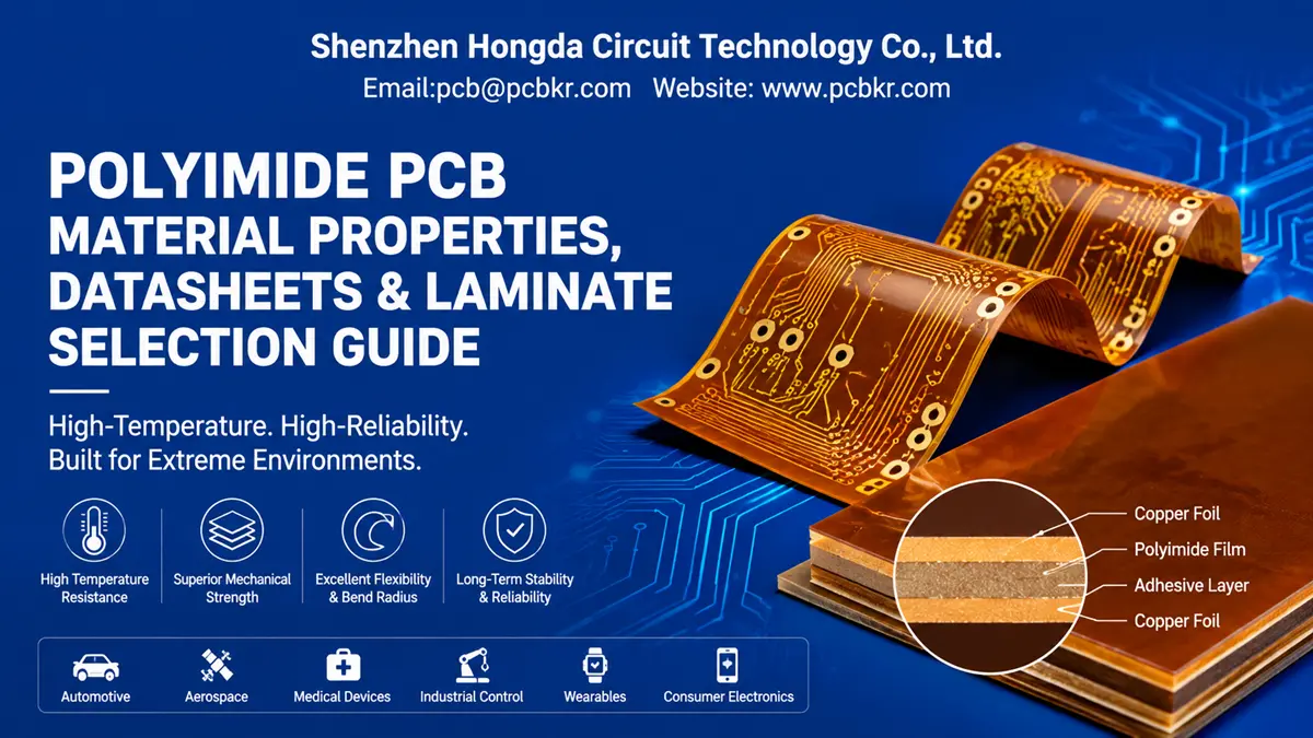 Polyimide PCB Material Properties and Laminate Selection Guide by Hongda Circuit