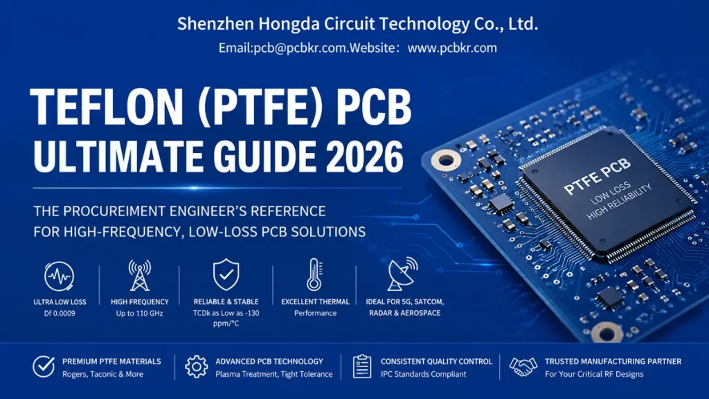 Teflon PCB Manufacturer Ultimate Guide - Shenzhen Hongda Circuit Technology