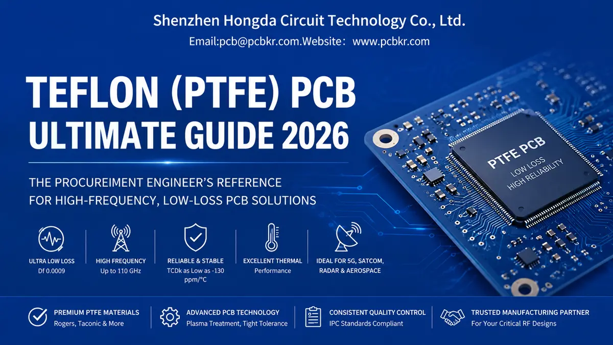 Teflon PCB Manufacturer Ultimate Guide - Shenzhen Hongda Circuit Technology