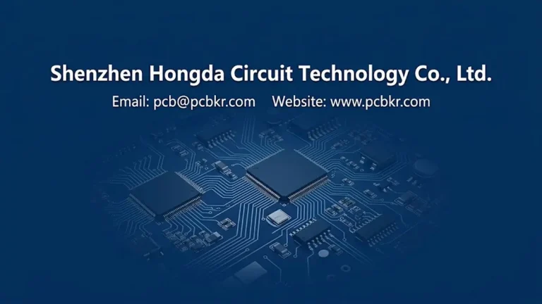6 Layer PCB Manufacturer for Industrial Control - Shenzhen Hongda Circuit Technology Co., Ltd.
