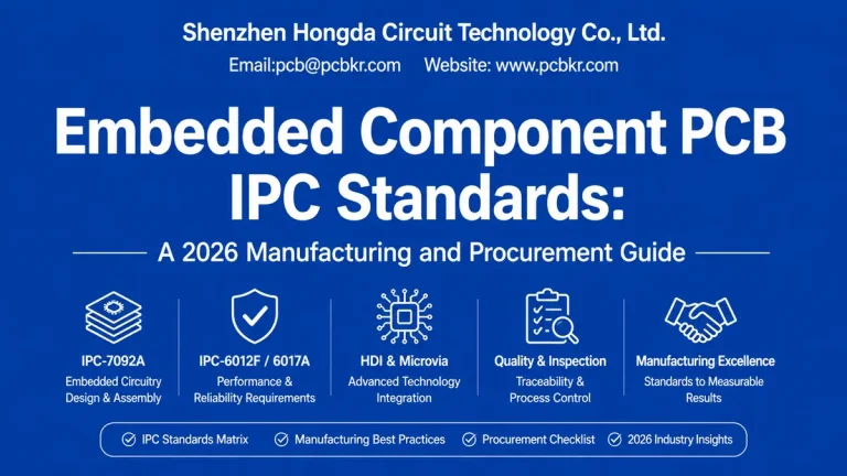 Embedded Component PCB IPC Standards Guide by Hongda Circuit