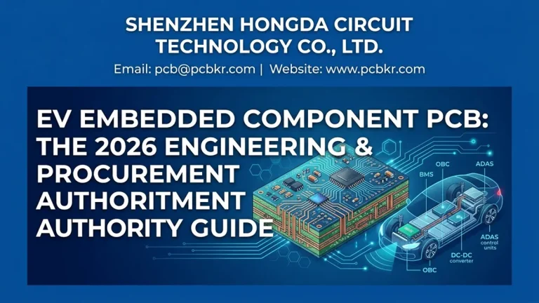 EV Embedded Component PCB Engineering and Procurement Guide by Shenzhen Hongda Circuit Technology