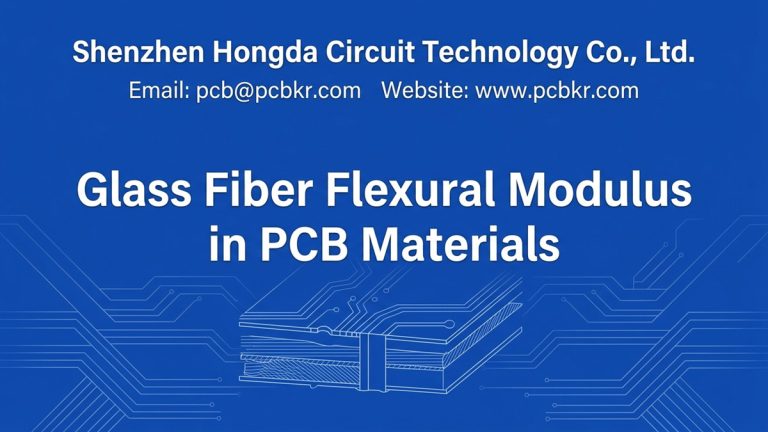 Glass fiber flexural modulus in PCB materials cover image by Shenzhen Hongda Circuit Technology Co., Ltd.