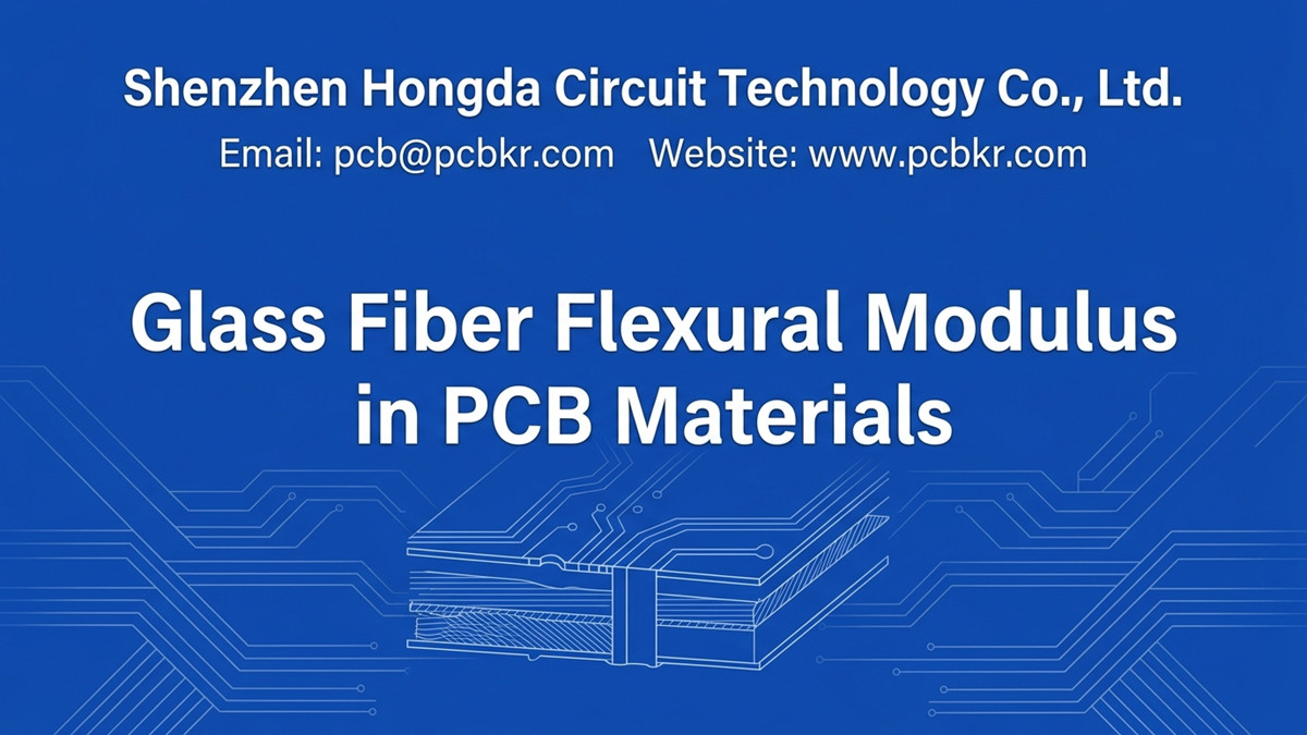 Glass fiber flexural modulus in PCB materials cover image by Shenzhen Hongda Circuit Technology Co., Ltd.