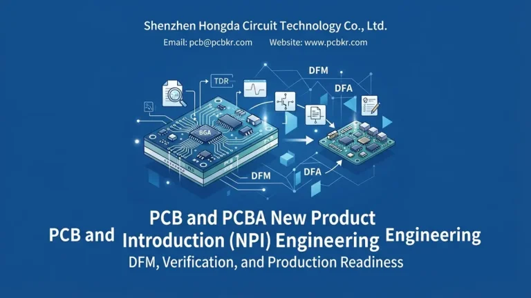 NPI Engineering PCB and PCBA DFM Verification Process by Shenzhen Hongda Circuit