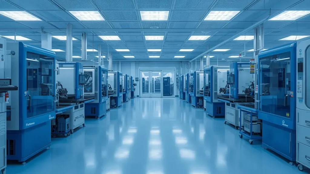 A high-tech clean room manufacturing facility for NPI PCB production and SMT assembly