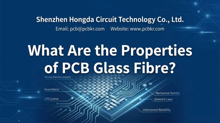 What are the properties of PCB glass fibre technical breakdown by Shenzhen Hongda Circuit Technology Co., Ltd.