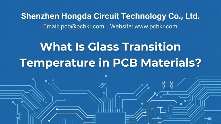what is glass transition temperature in pcb - cover image for Shenzhen Hongda Circuit Technology Co., Ltd.