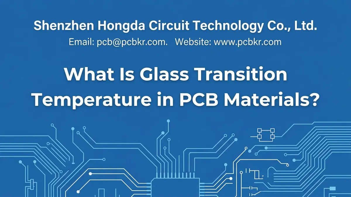 what is glass transition temperature in pcb - cover image for Shenzhen Hongda Circuit Technology Co., Ltd.